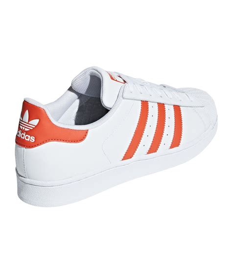 sportschuhe orange weiss adidas